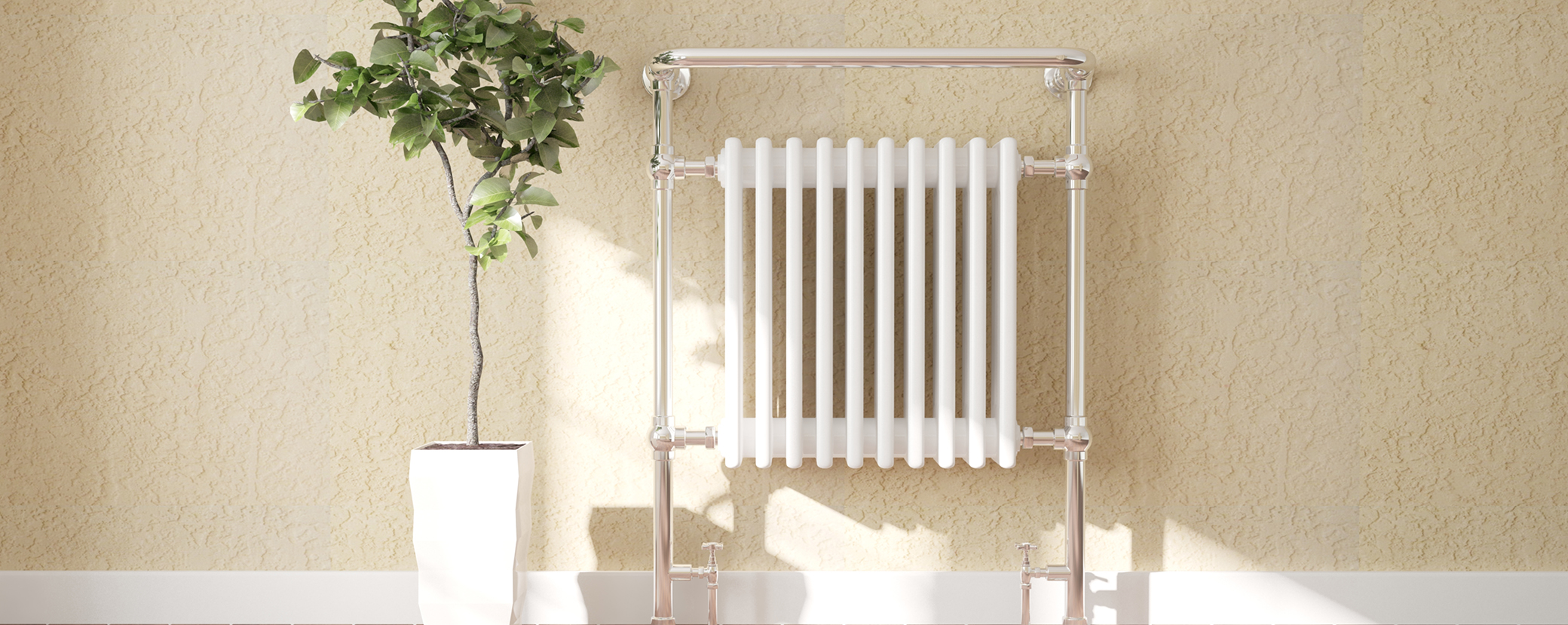 Radiator and Pot Plant